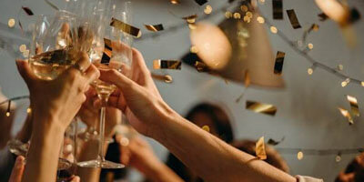 Zangeres boeken feest